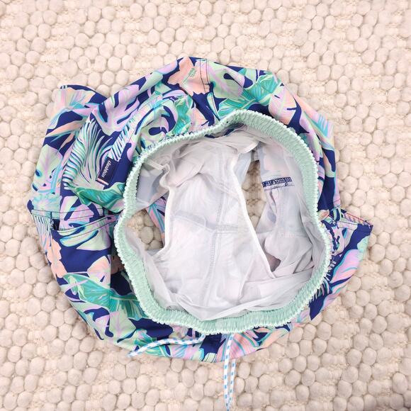 Chubbies Men's Night Faunas Swim Shorts Navy Leaf Sz Small - Picture 3 of 5